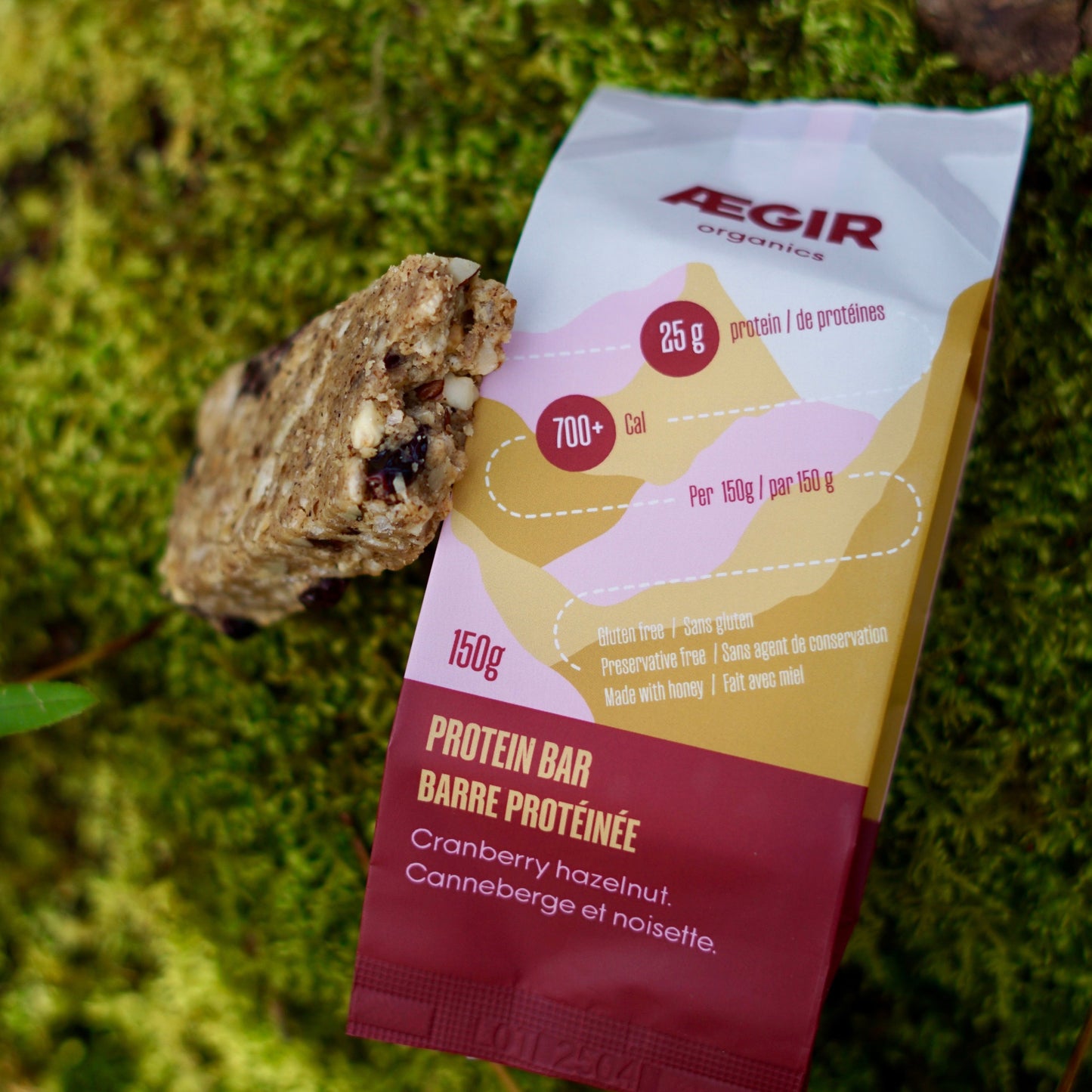 Cranberry Hazelnut Protein Bar