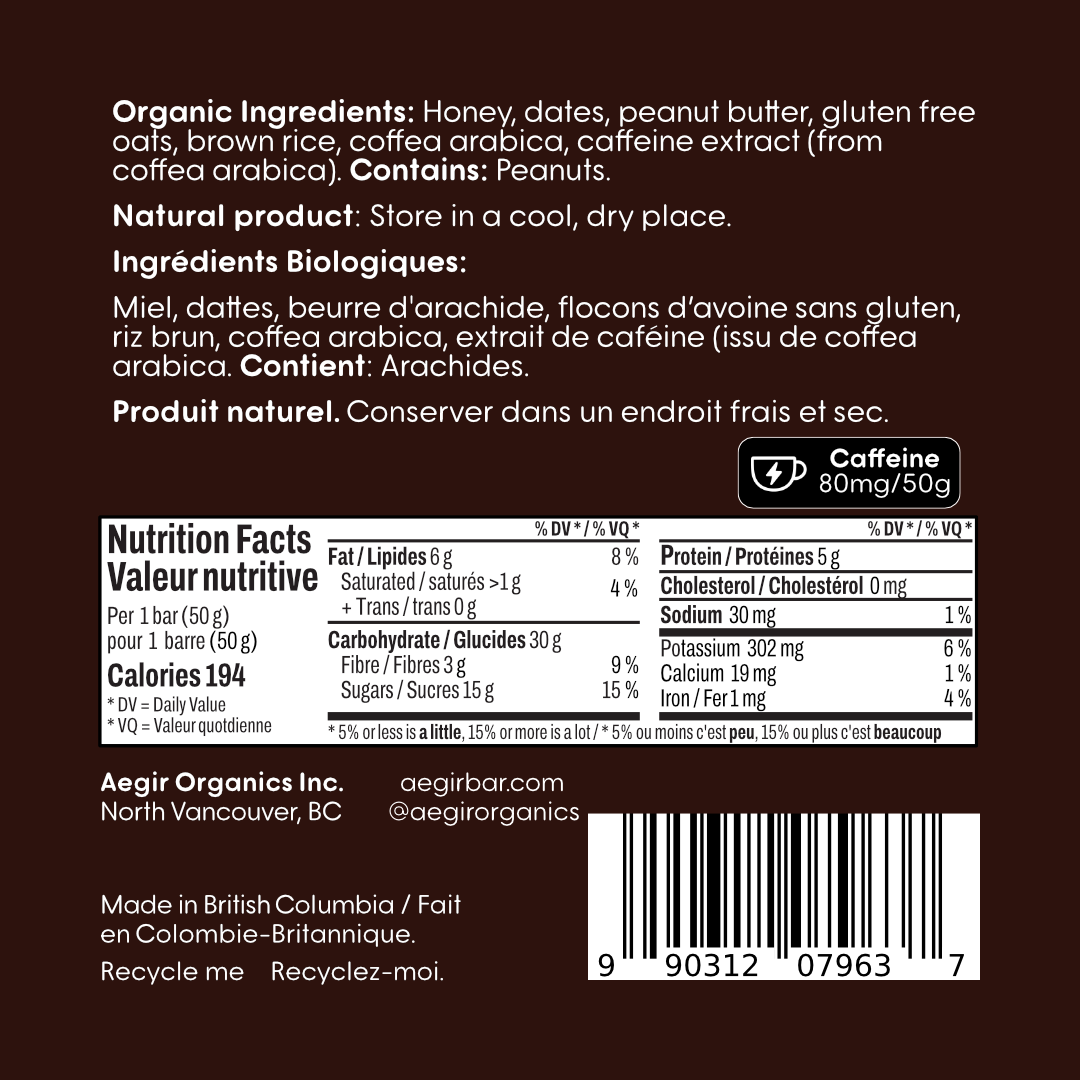 Espresso Energy Bar